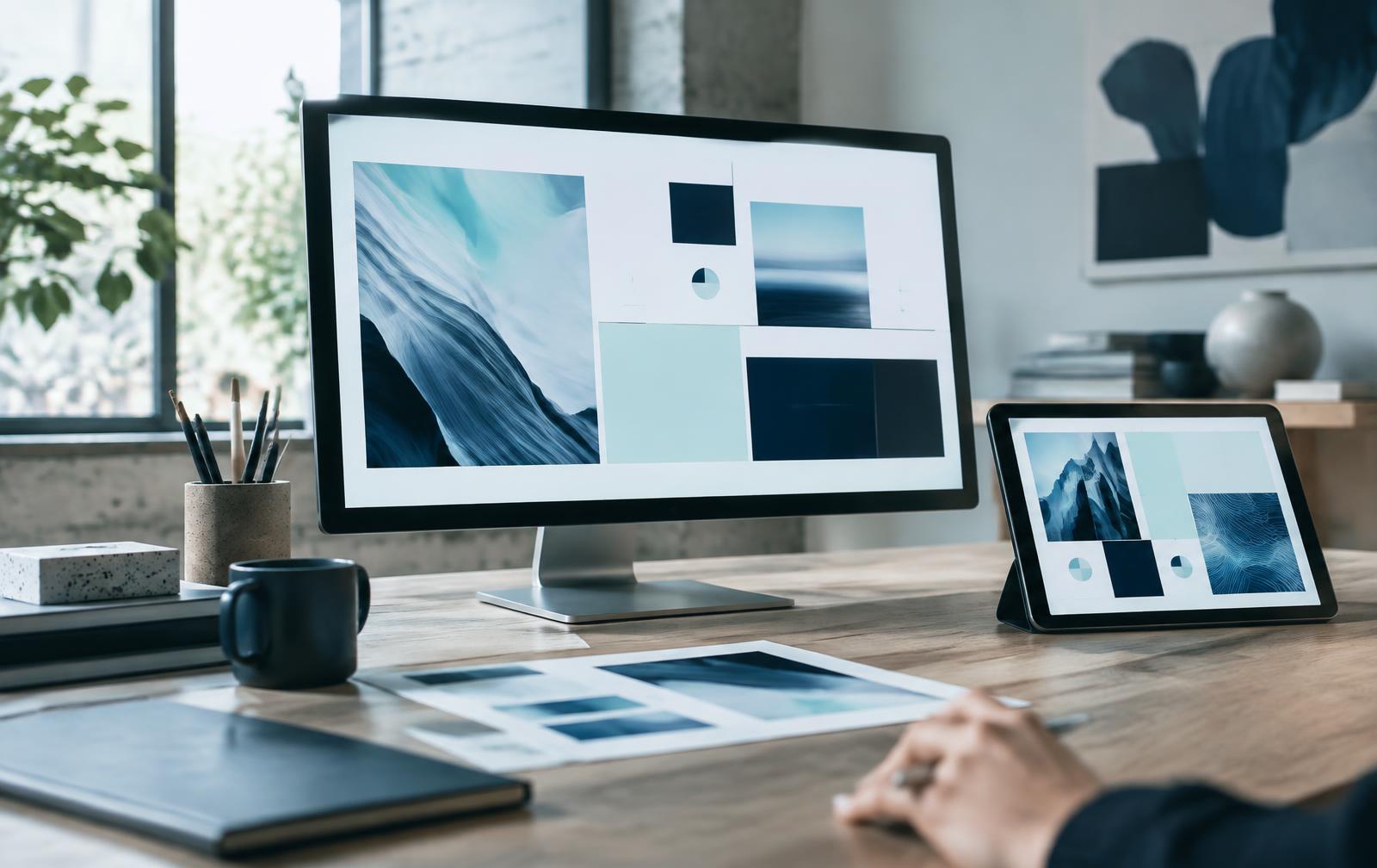 Interface systems and website design materials