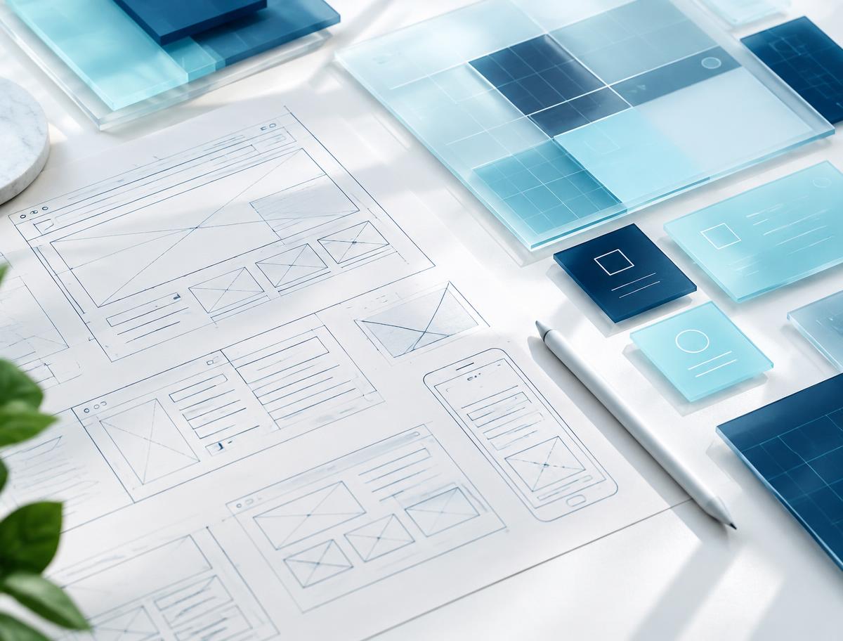 Interface systems and website design materials